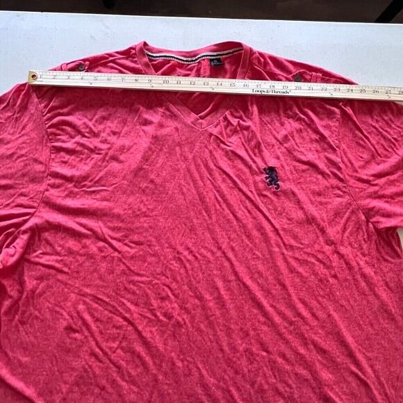 Lions Crest mens t-shirt red Brightne English Laundry casual sport plus size 4X - Picture 11 of 15